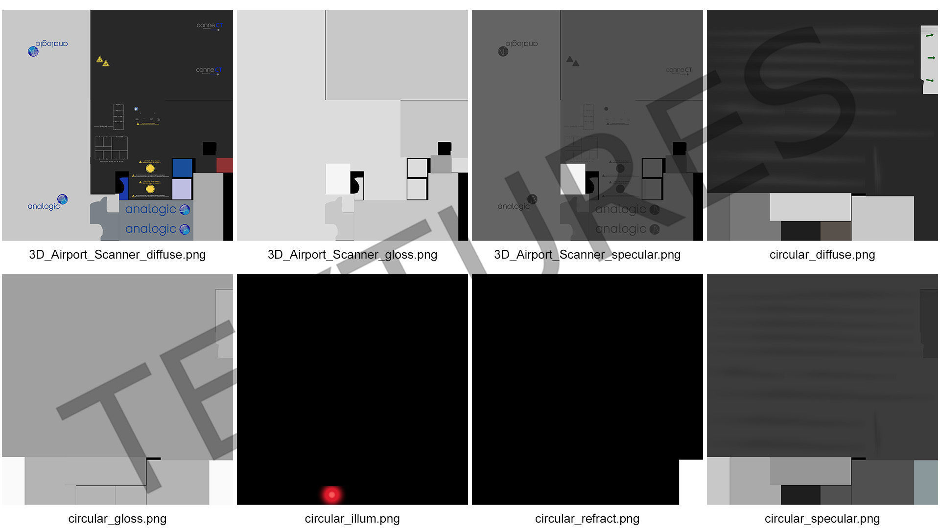 Analogic ConneCT Baggage Screening System 3D model_19