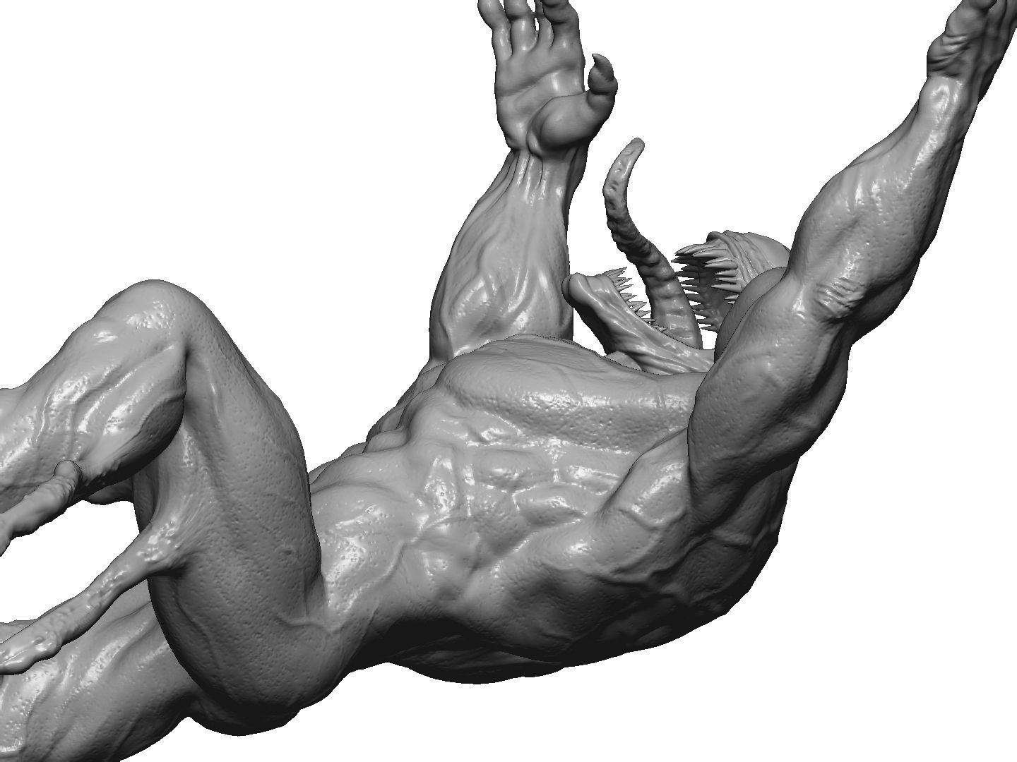 SPIDER MAN and VENOM DIORAMA 3D PRINTABLE STL 3D print model_30