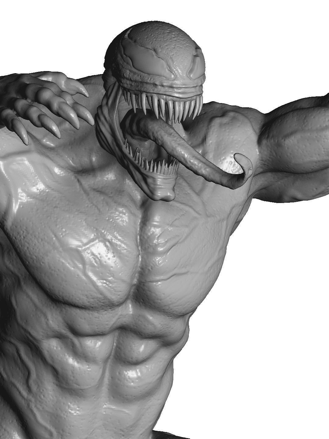 SPIDER MAN and VENOM DIORAMA 3D PRINTABLE STL 3D print model_10