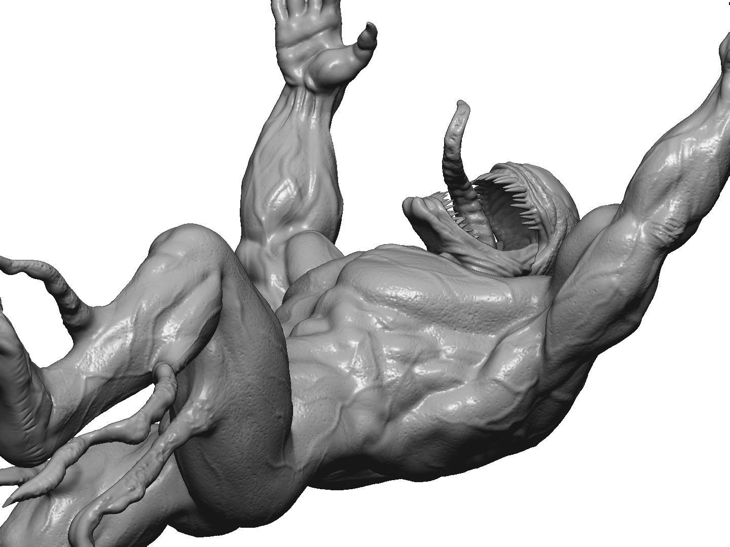 SPIDER MAN and VENOM DIORAMA 3D PRINTABLE STL 3D print model_20