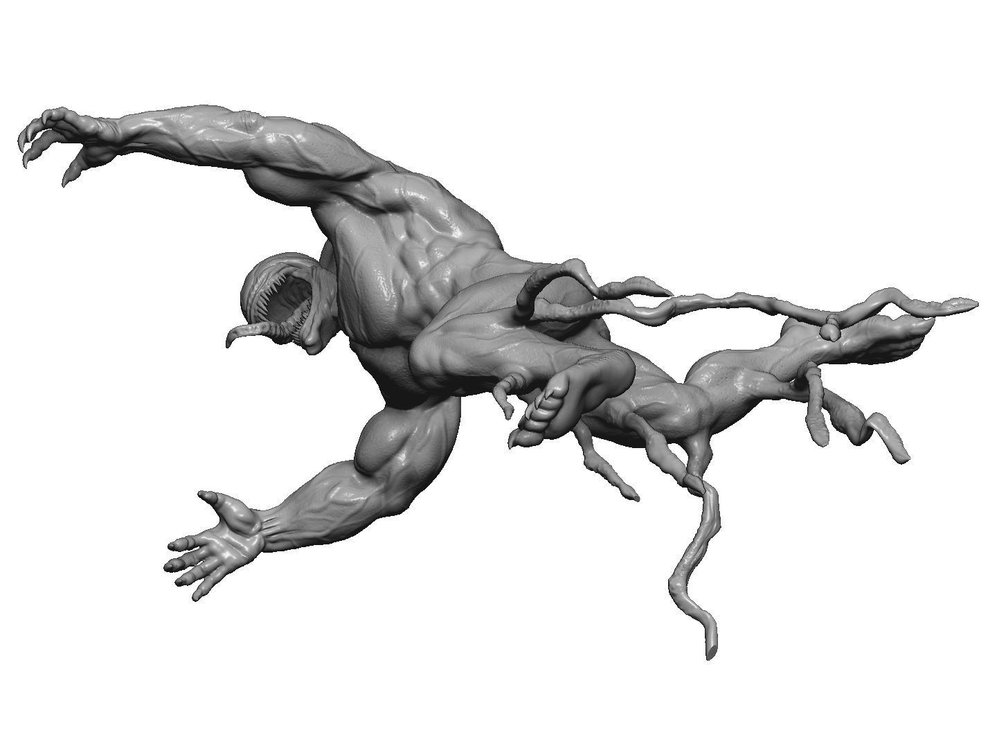 SPIDER MAN and VENOM DIORAMA 3D PRINTABLE STL 3D print model_23