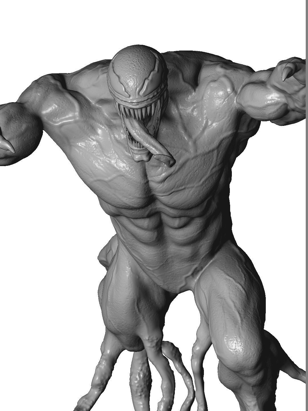 SPIDER MAN and VENOM DIORAMA 3D PRINTABLE STL 3D print model_29