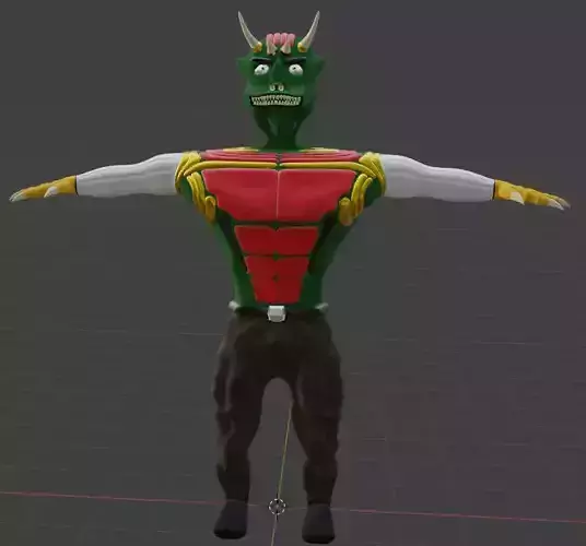 CrocoDuck Soldier  3D model