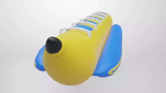 Banana Boat Low-poly 3D model