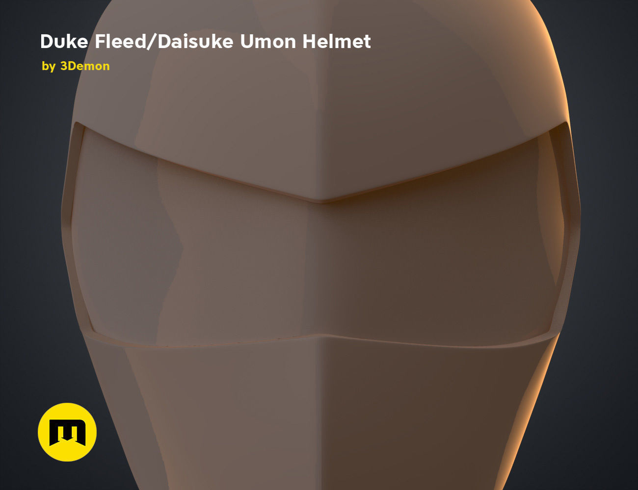 Duke Fleed - Daisuke Umon Helmet 3D print model_13