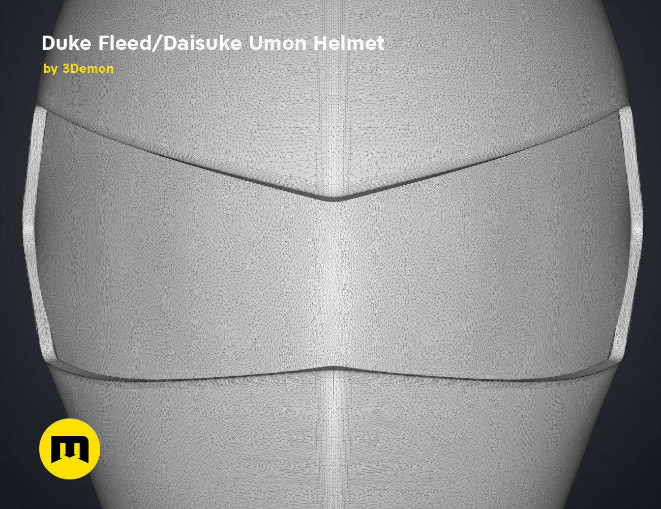 Duke Fleed - Daisuke Umon Helmet 3D print model_14