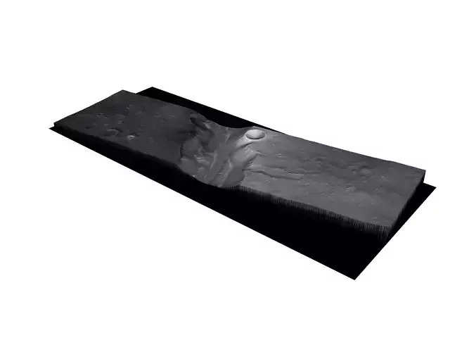 MARS VR - Walls of Bahram Vallis 3D model