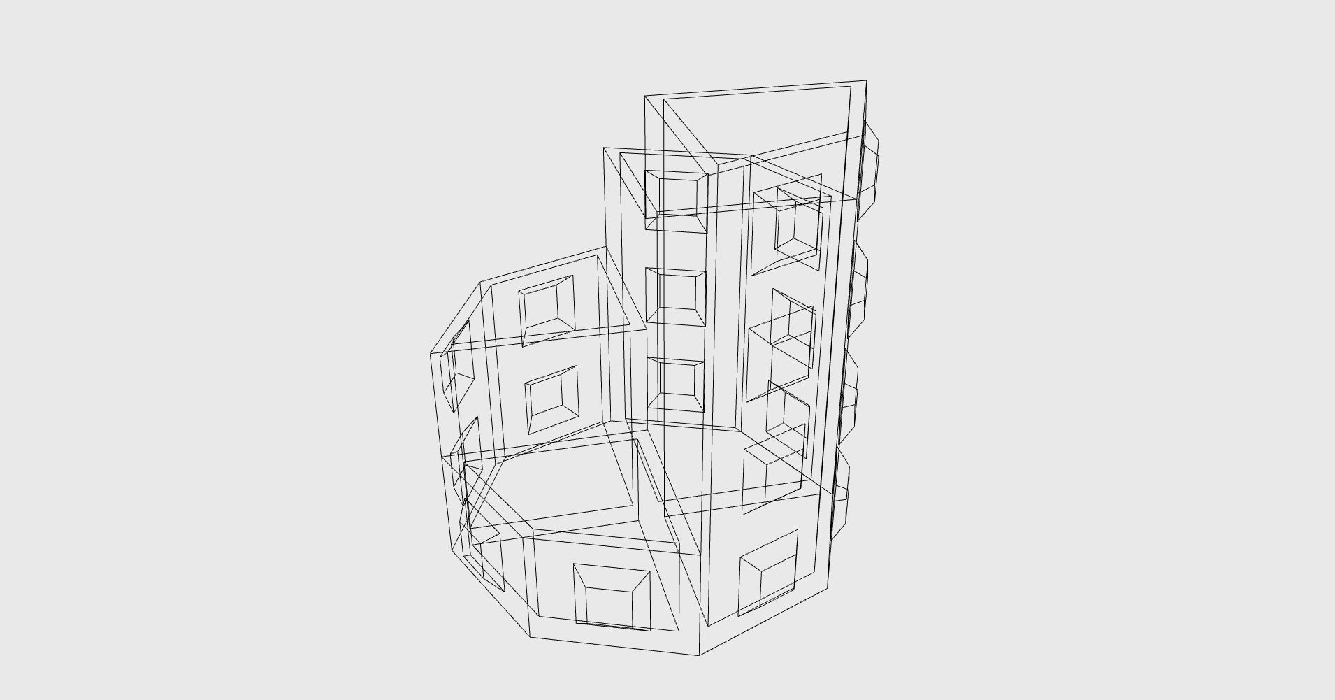 Pencil holder Octagon easy print 3D print model_11