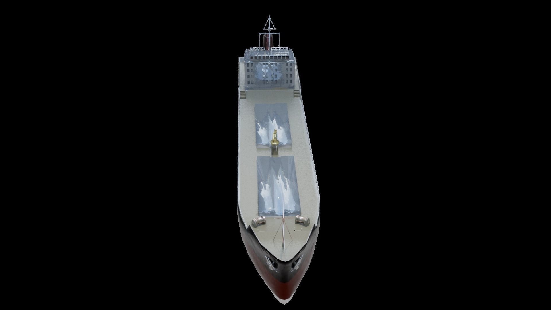 Cargo Ship Low-poly 3D model_28