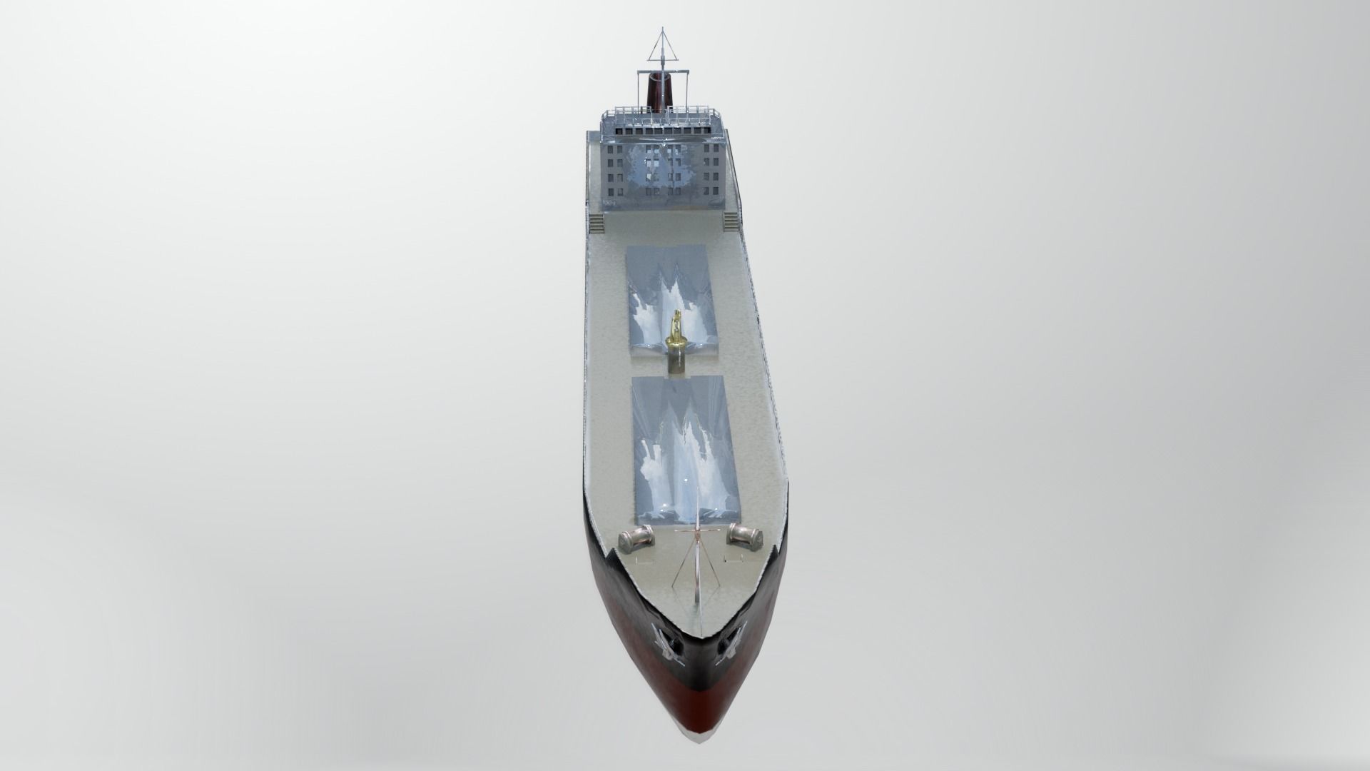 Cargo Ship Low-poly 3D model_29