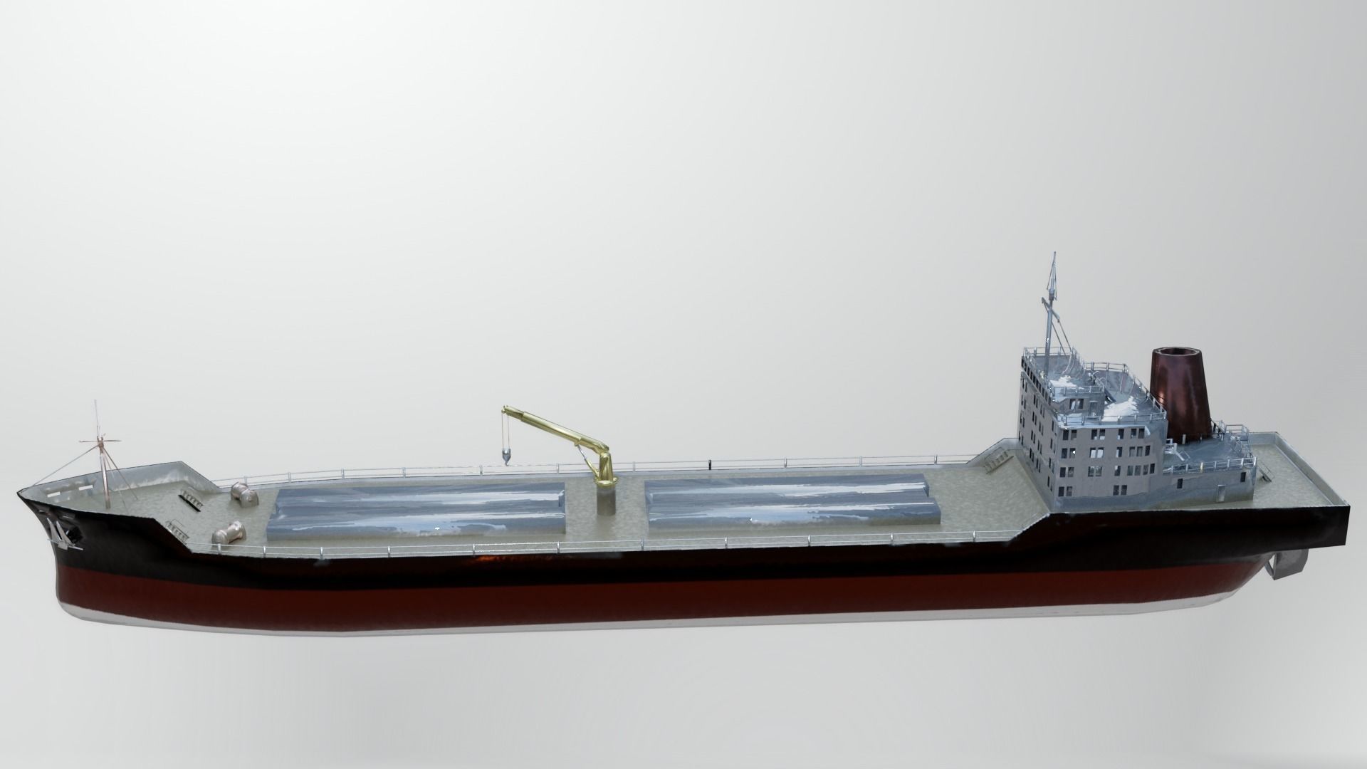 Cargo Ship Low-poly 3D model_22