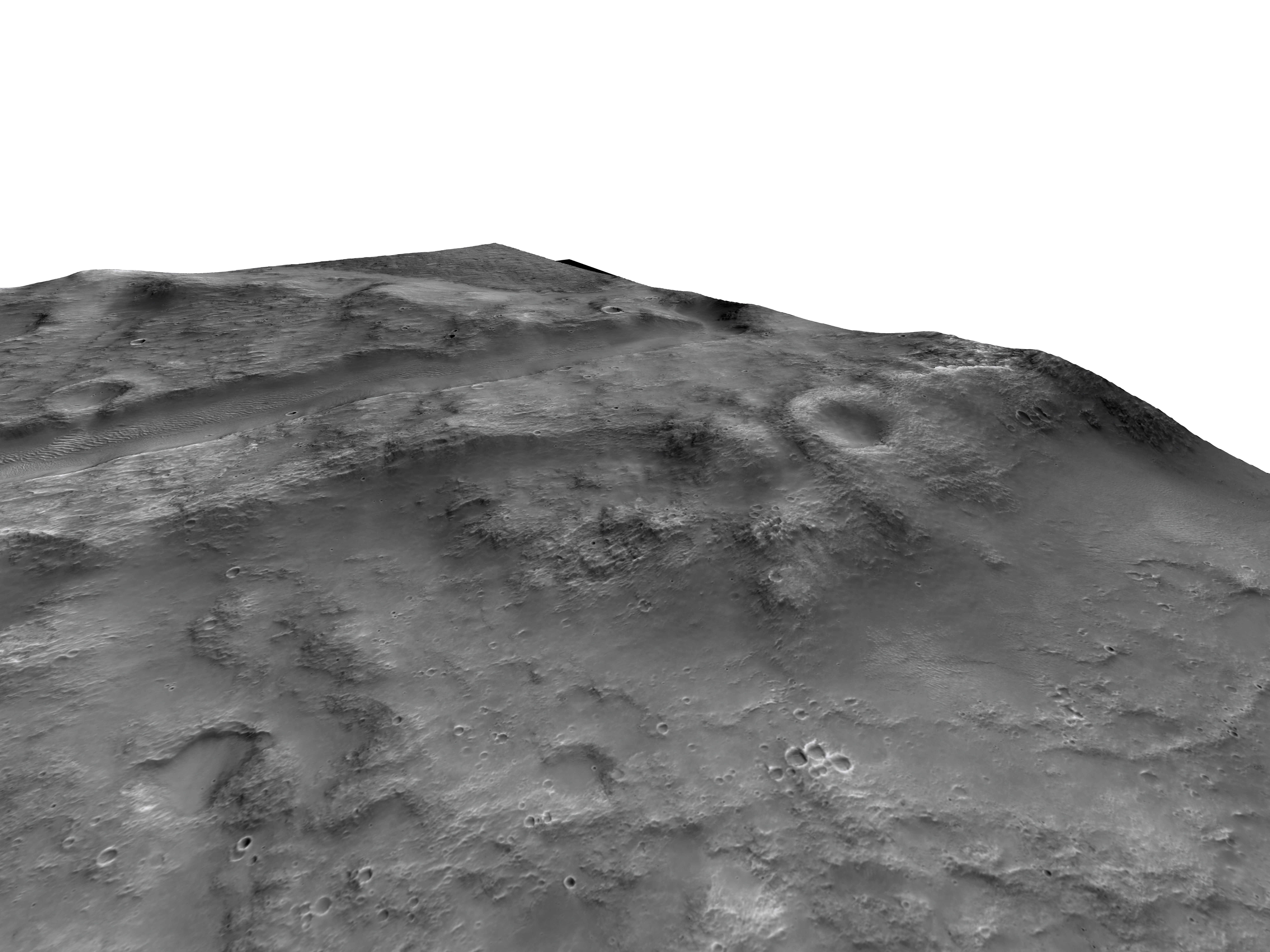 MARS VR - Outlet Breach in Crater Wall 3D model_3