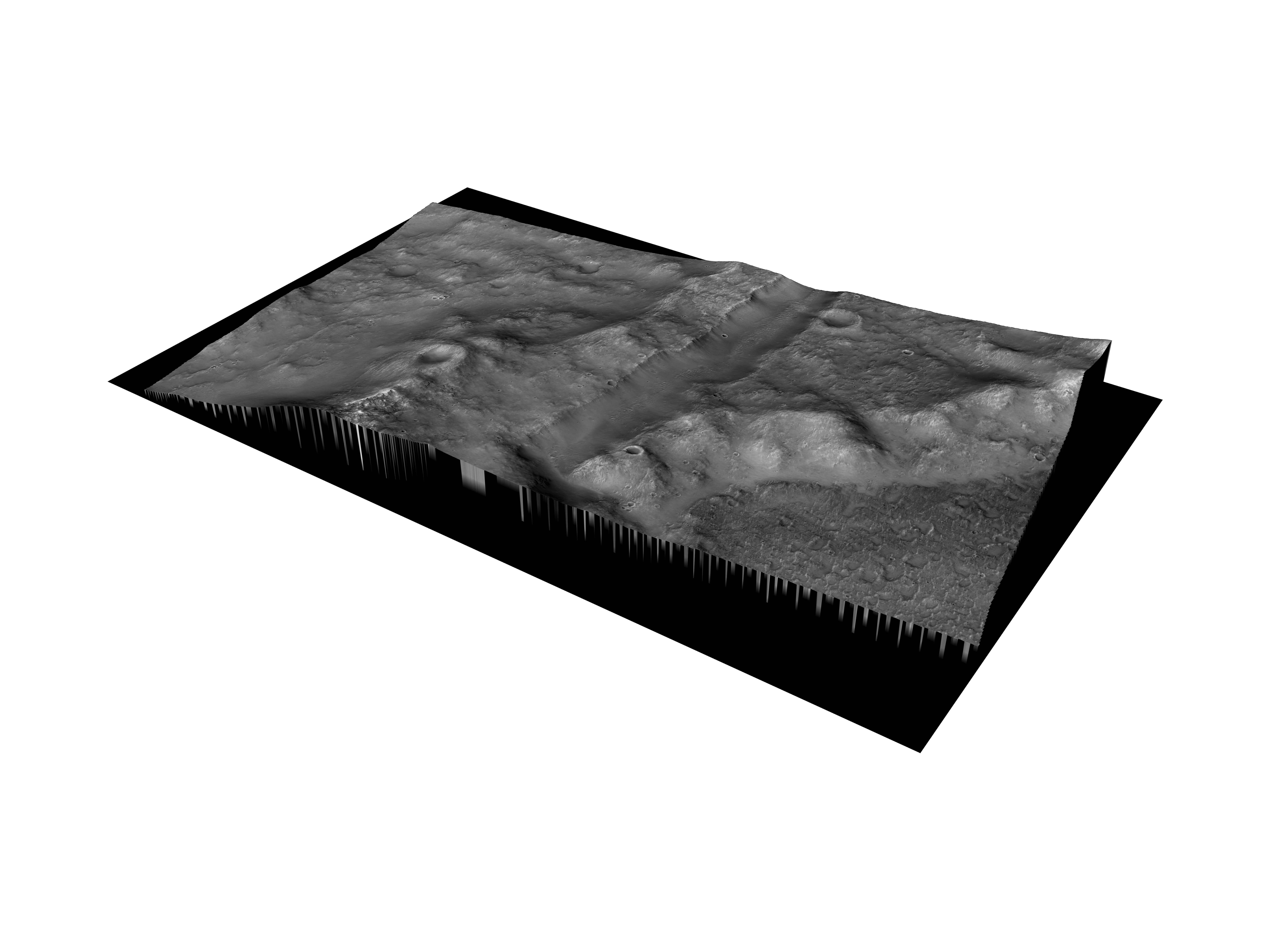 MARS VR - Outlet Breach in Crater Wall 3D model_0