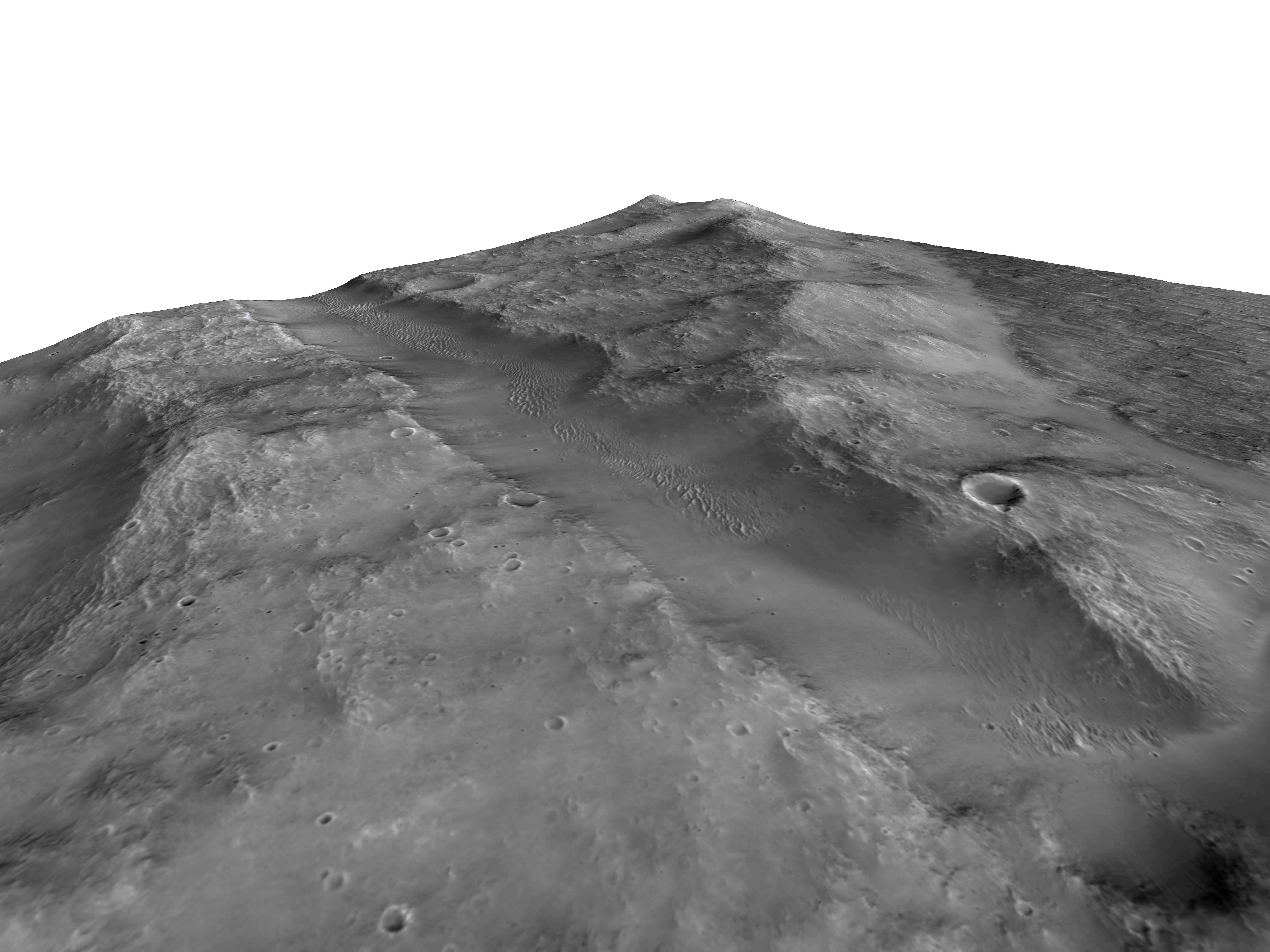 MARS VR - Outlet Breach in Crater Wall 3D model_1