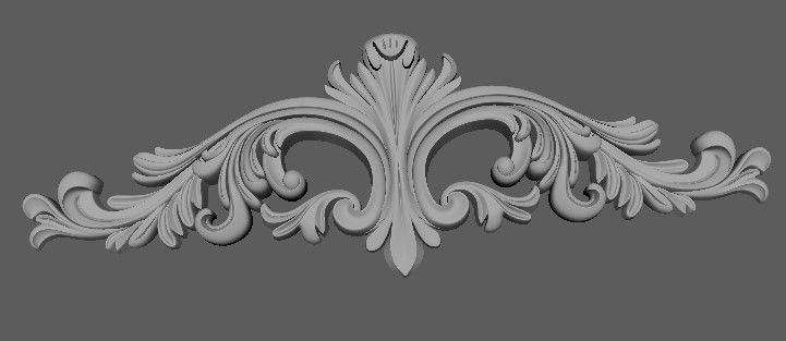 Decor for furniture 3D model_2