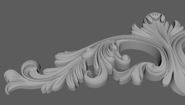 Decor for furniture 3D model_4