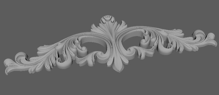 Decor for furniture 3D model_3