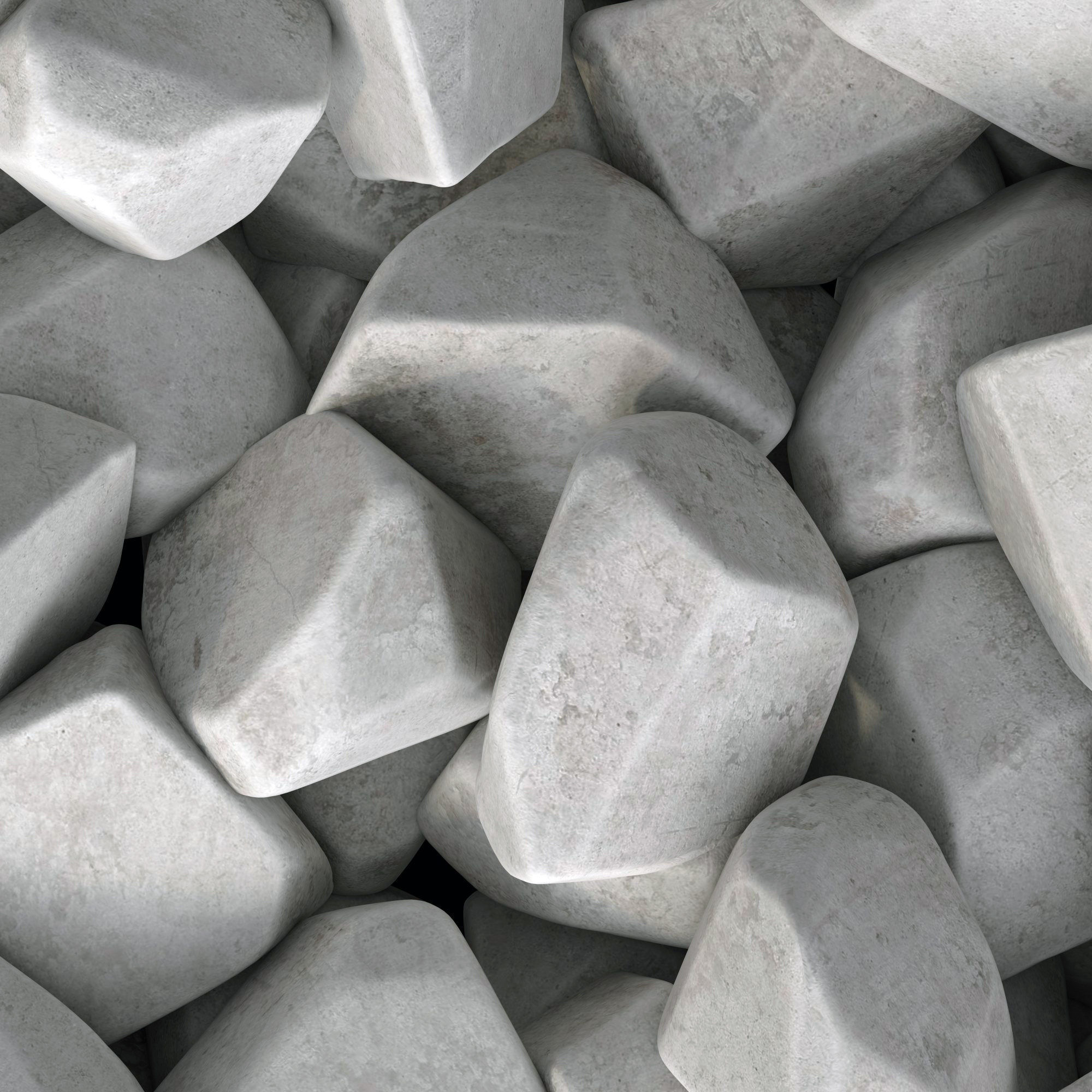 Stone decor n1 3D model_2