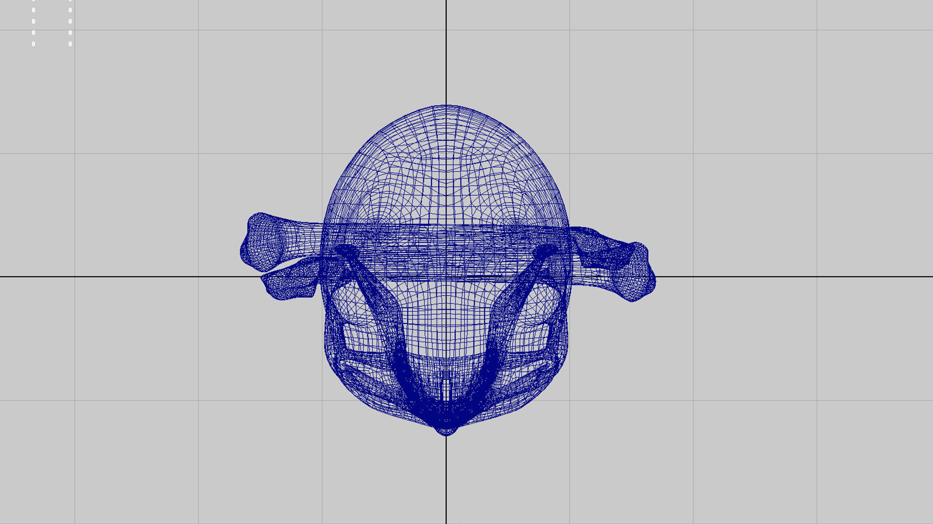 skull dangerous danger symbol  3D model_2