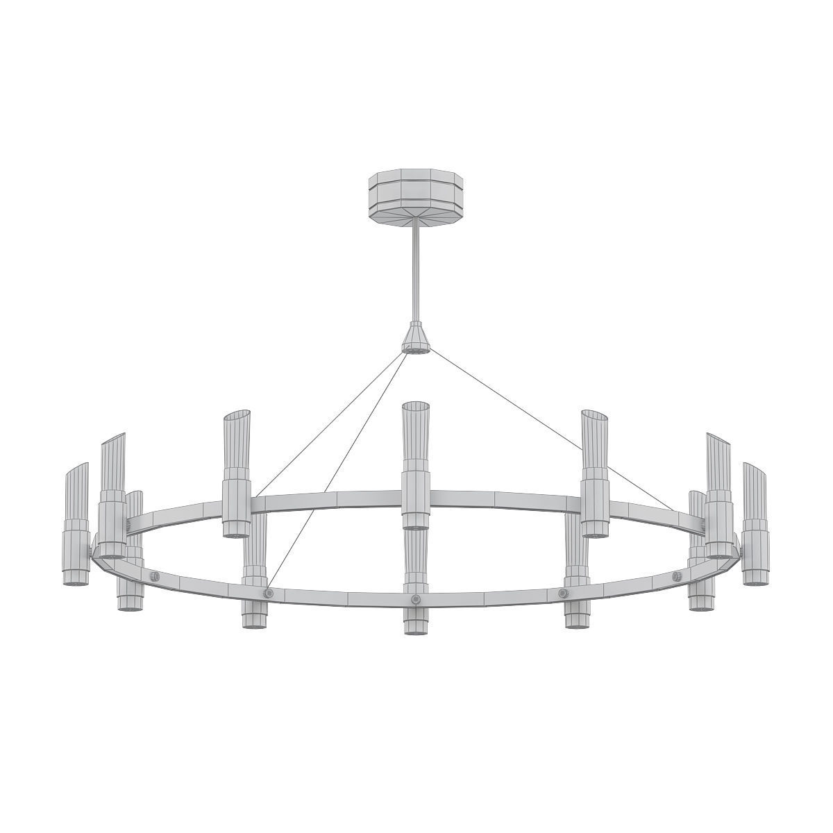 lyustra chandelier with nine lights and finish 3D model_4
