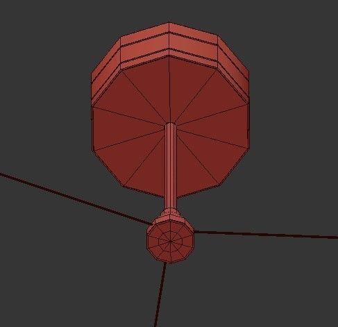 lyustra chandelier with nine lights and finish 3D model_3