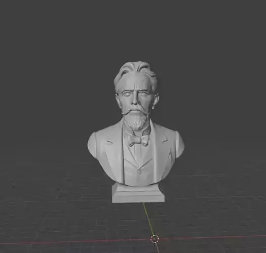 Anton Chekhov 3D print model