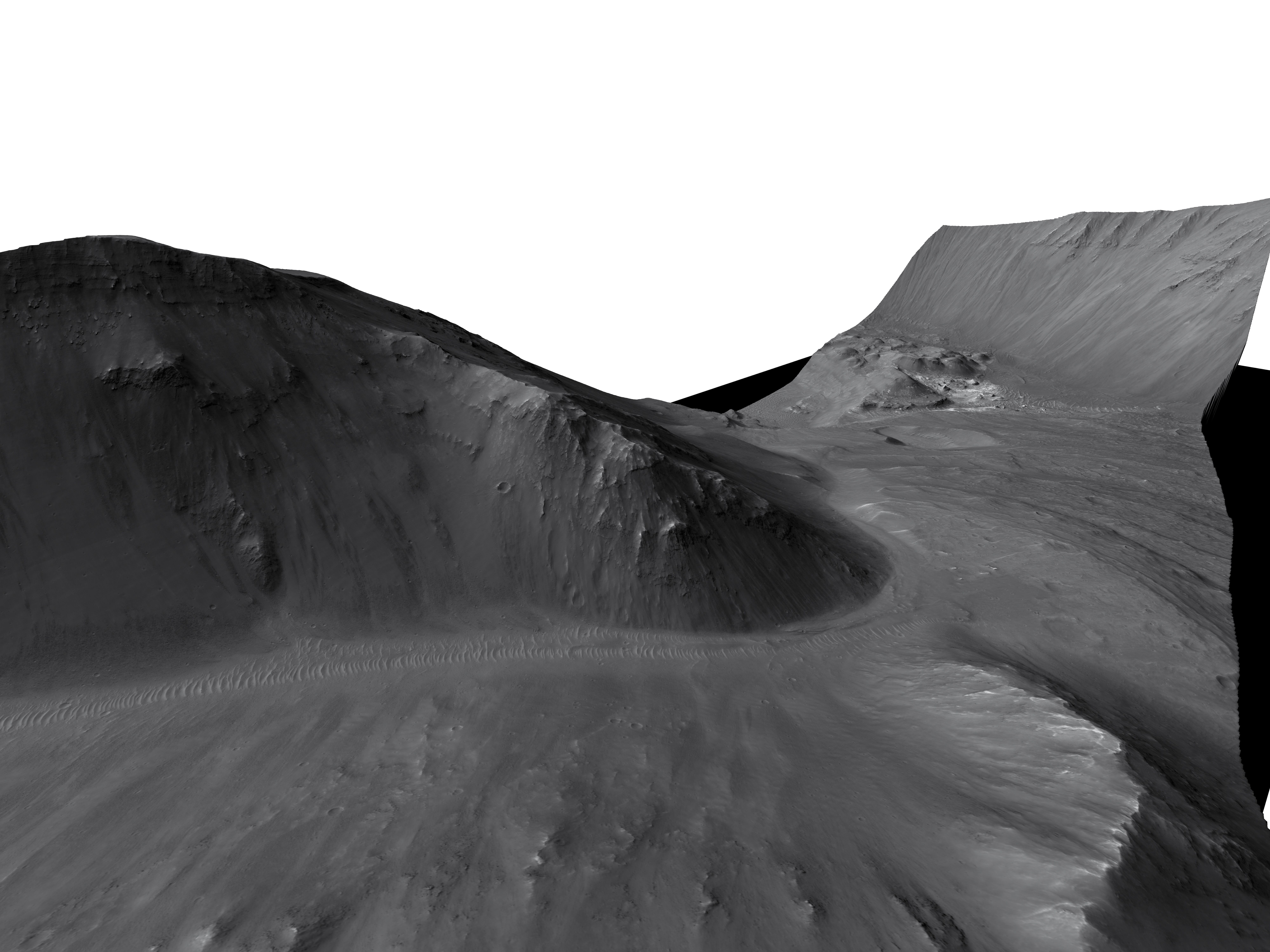 MARS VR - Fan in Coprates Chasma 3D model_2