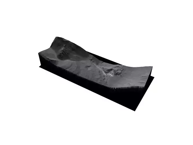 MARS VR - Fan in Coprates Chasma 3D model