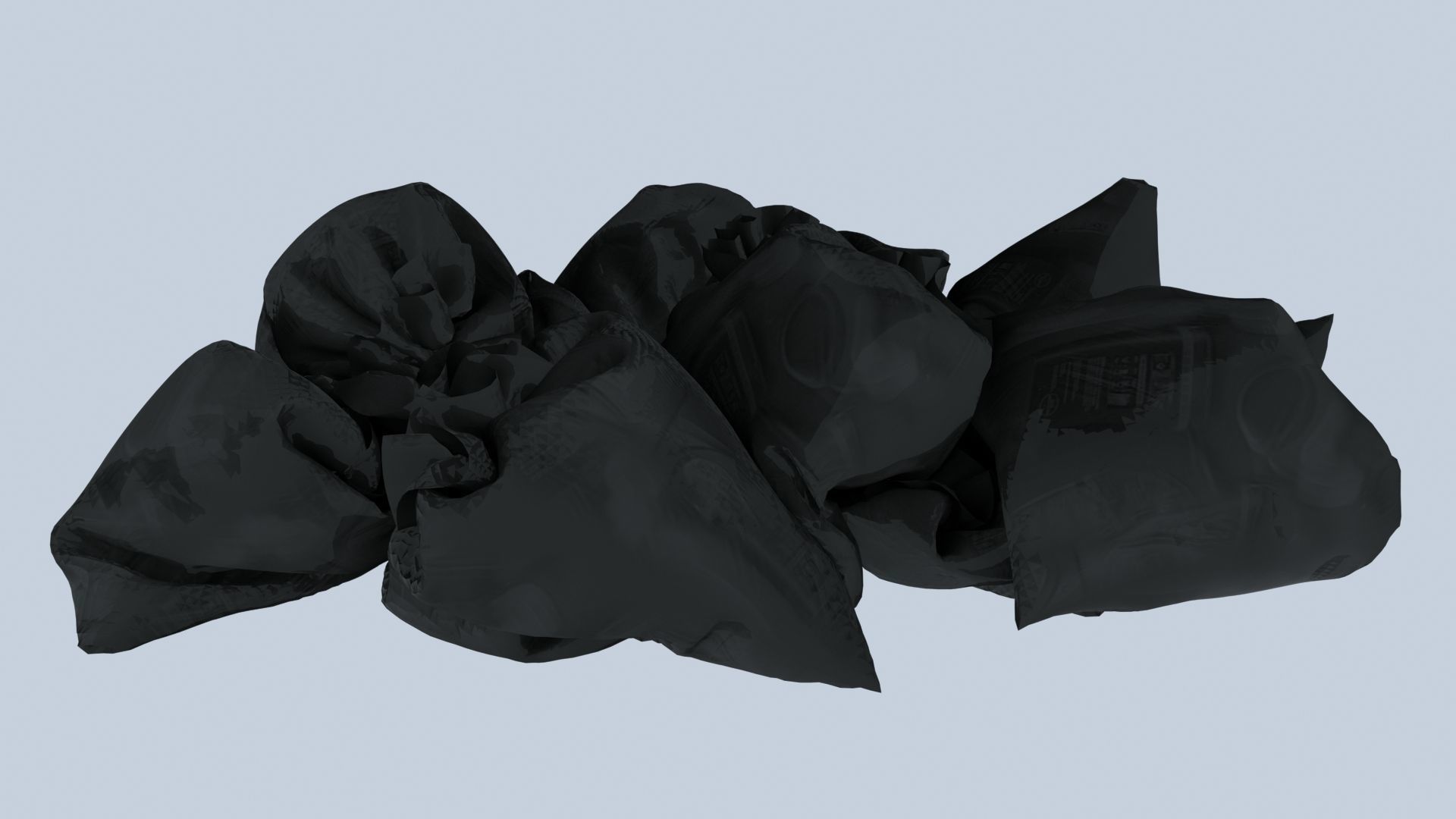 Textured Garbage Bags 3 3D model_6