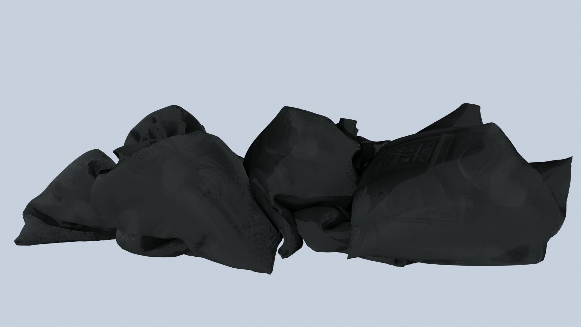 Textured Garbage Bags 3 3D model_5