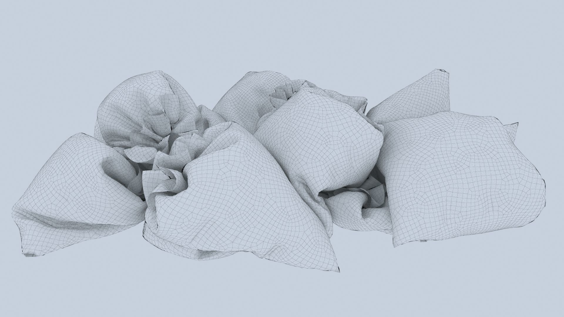 Textured Garbage Bags 3 3D model_14