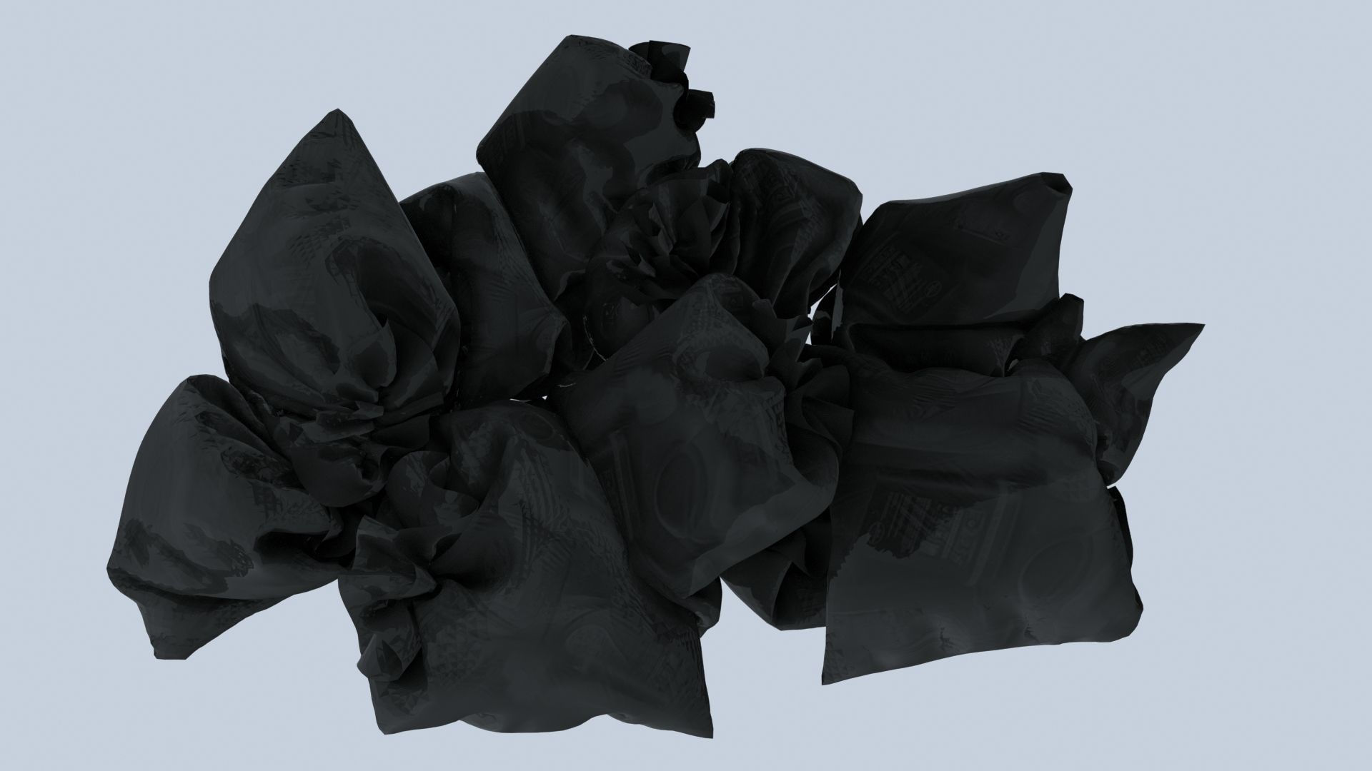 Textured Garbage Bags 3 3D model_4