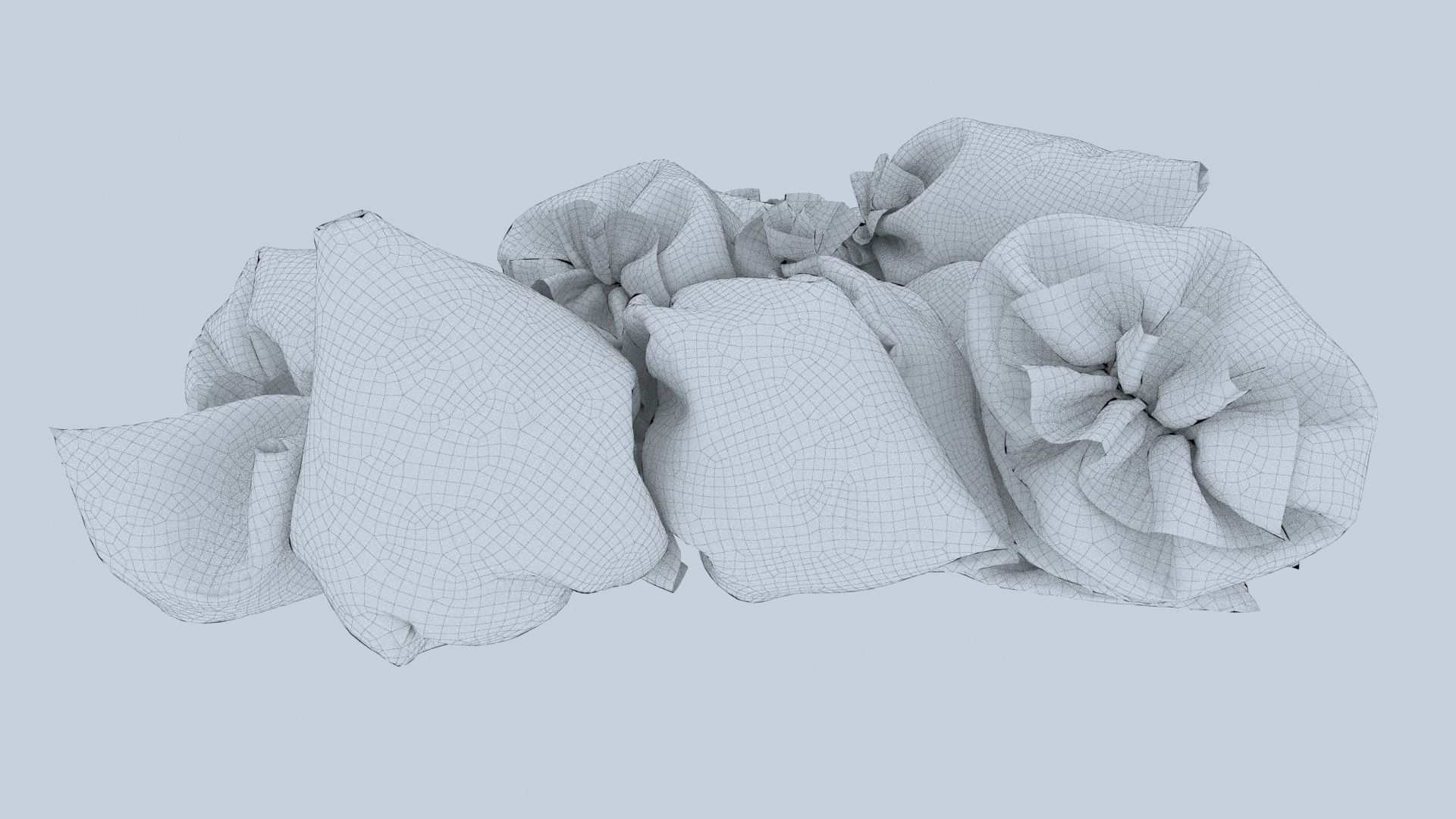 Textured Garbage Bags 3 3D model_15