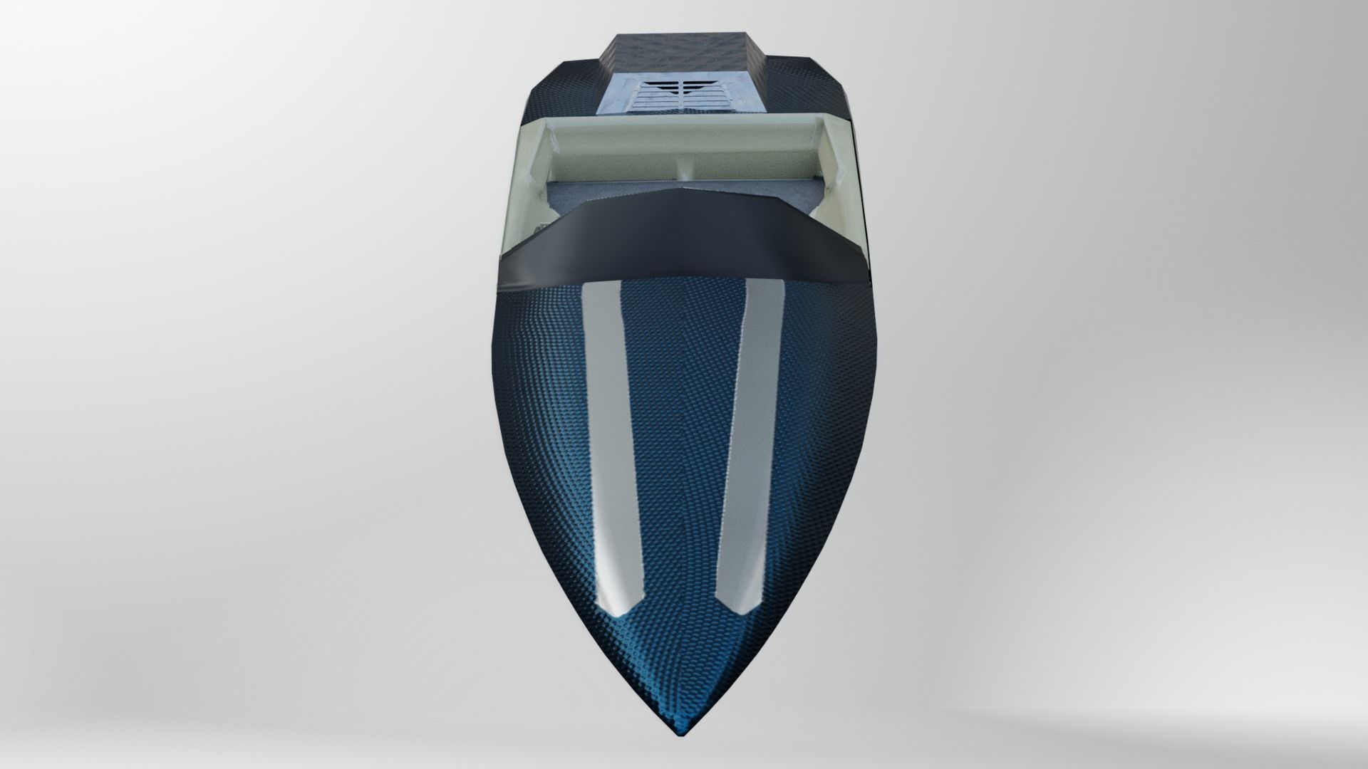 Fast Boat Low-poly 3D model_26