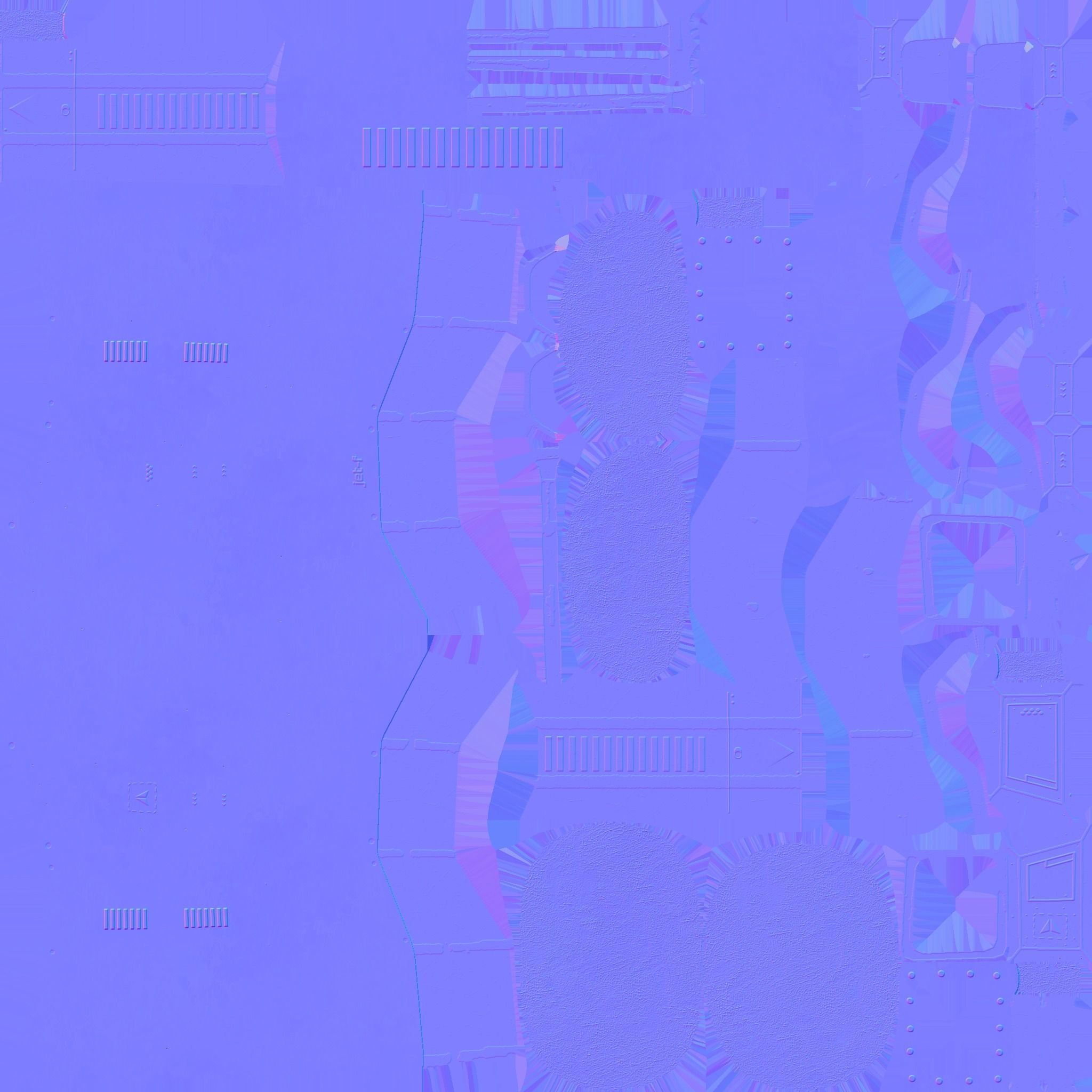 Jetpack F07 Steel - SciFi Character Design Low-poly 3D model_22