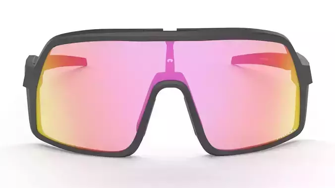 Sunglass Oakley Kato Sutro S Prizm Road Lenses Matte Black 3D model