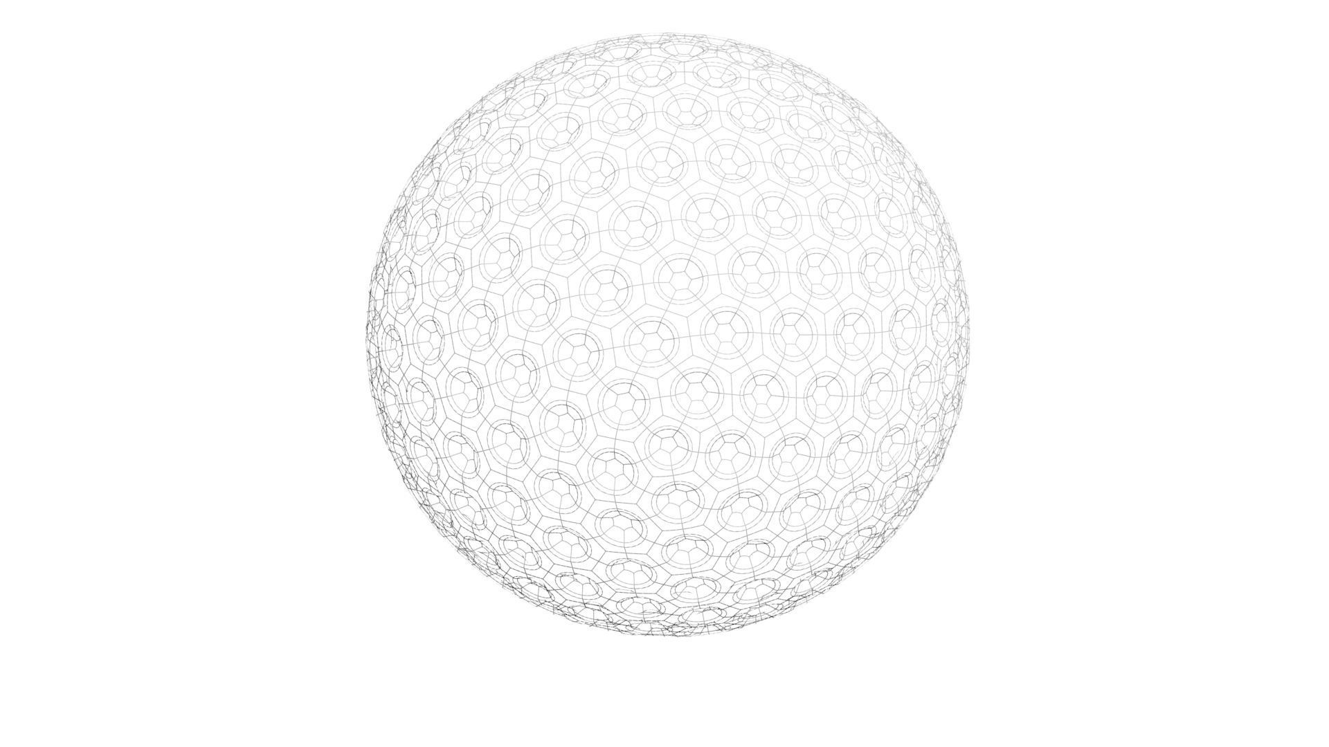 Golf Balls 3D model_17