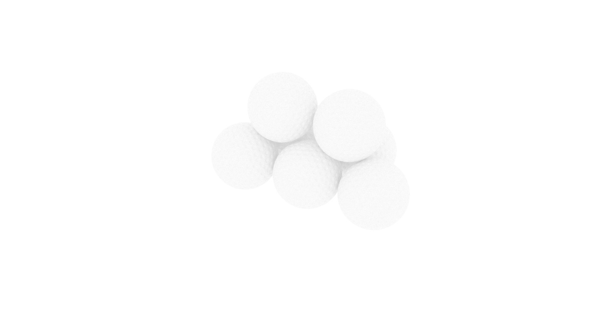 Golf Balls 3D model_8