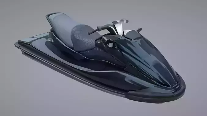 Jetski jet ski Low-poly 3D model