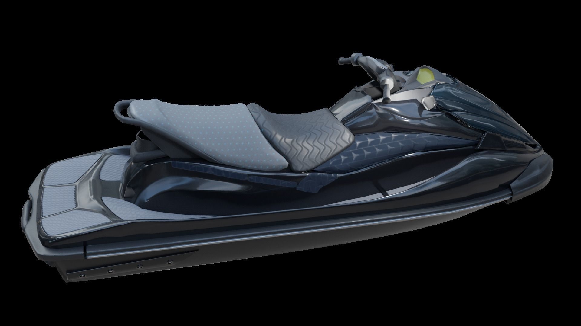 Jetski jet ski Low-poly 3D model_6