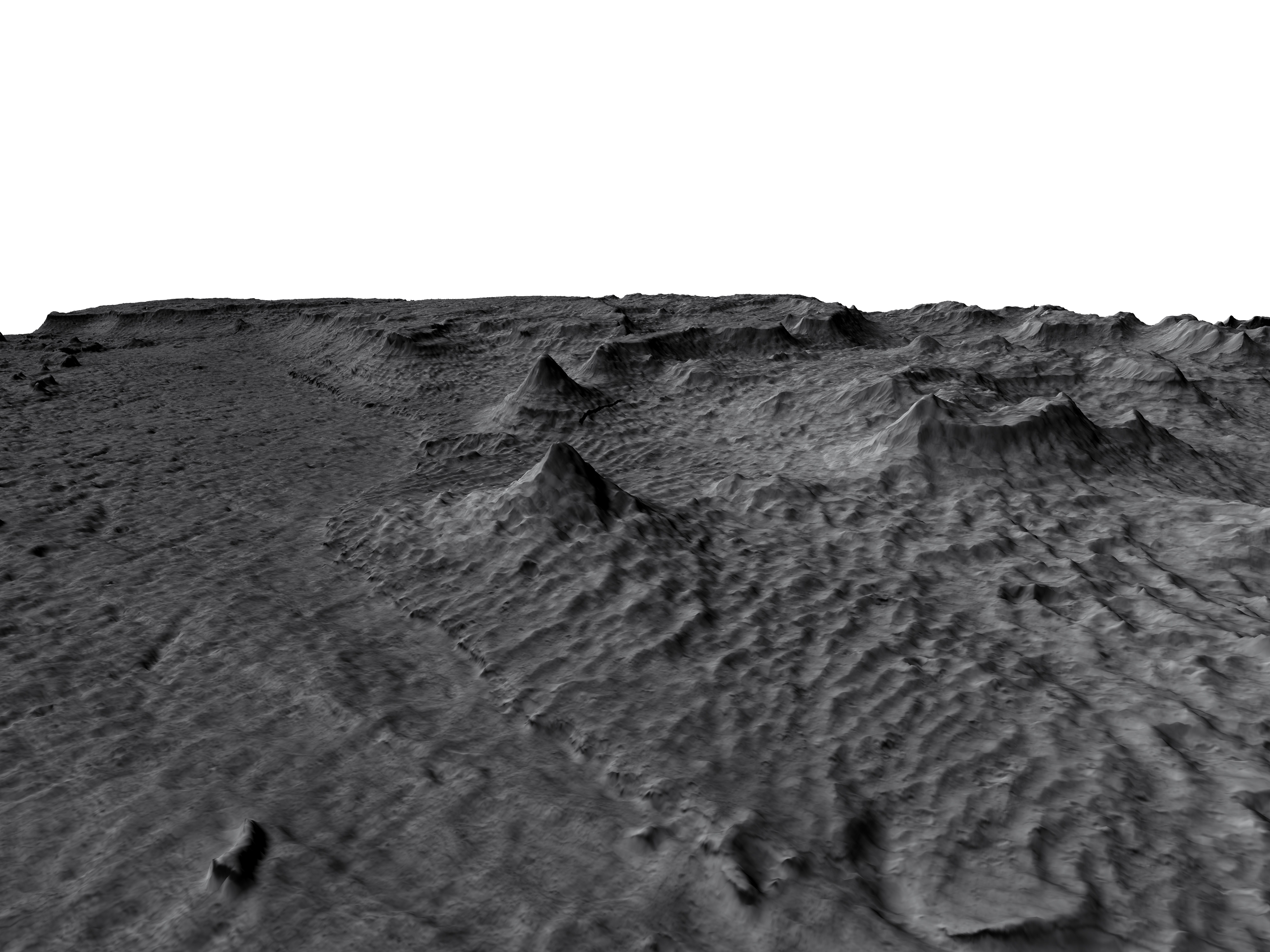 MARS VR - Polygonal Ground at Edge of Fan Deposit 3D model_3