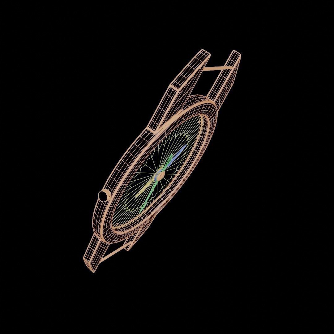 Uhr Watch Animation Lowpoly 3D model_17