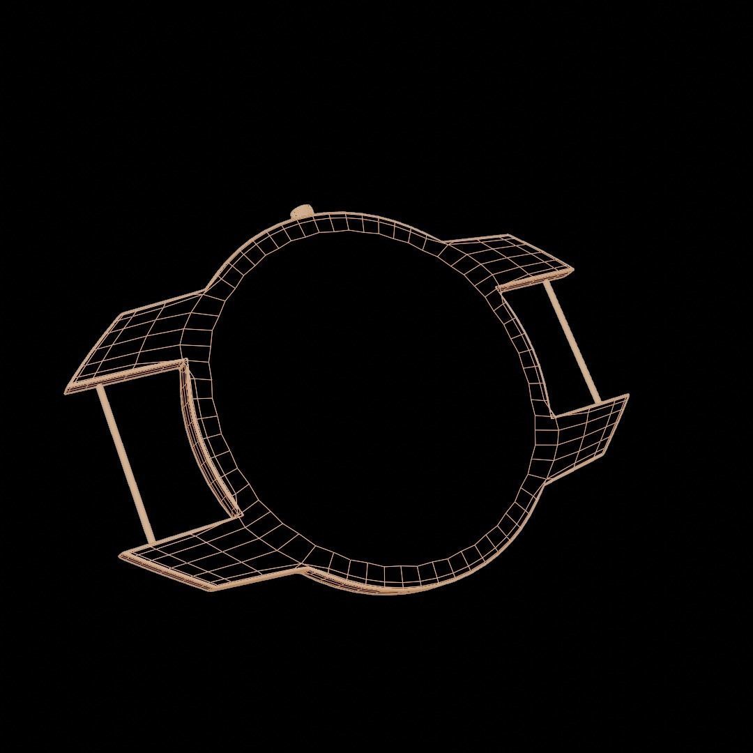 Uhr Watch Animation Lowpoly 3D model_21