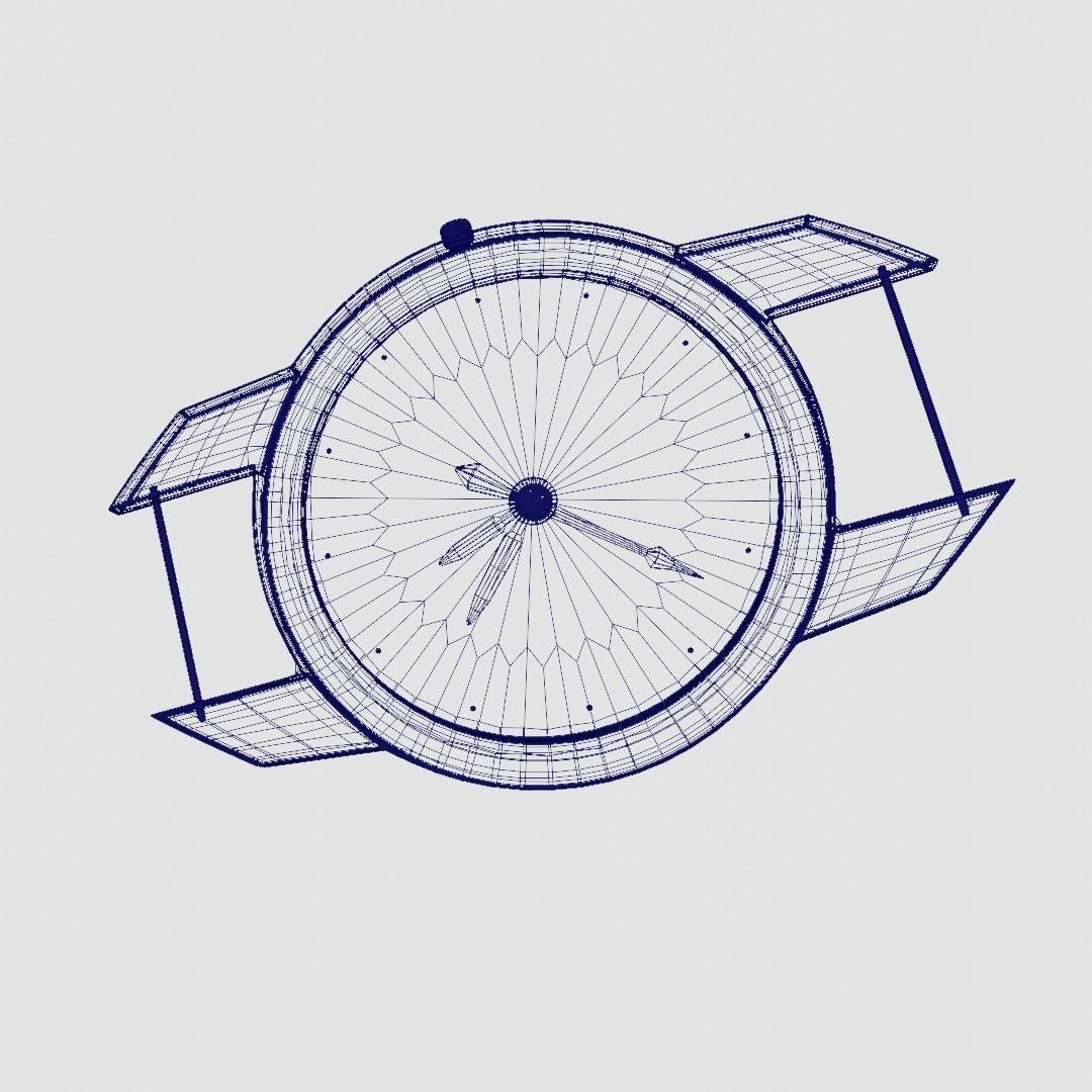 Uhr Watch Animation Lowpoly 3D model_31