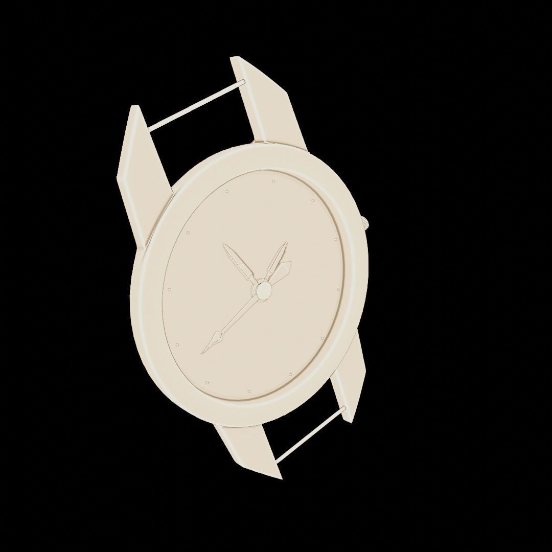 Uhr Watch Animation Lowpoly 3D model_22