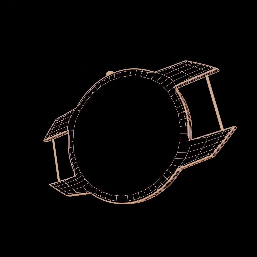 Uhr Watch Animation Lowpoly 3D model_28