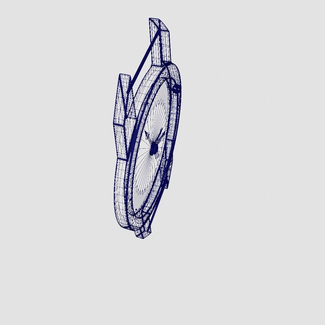 Uhr Watch Animation Lowpoly 3D model_25