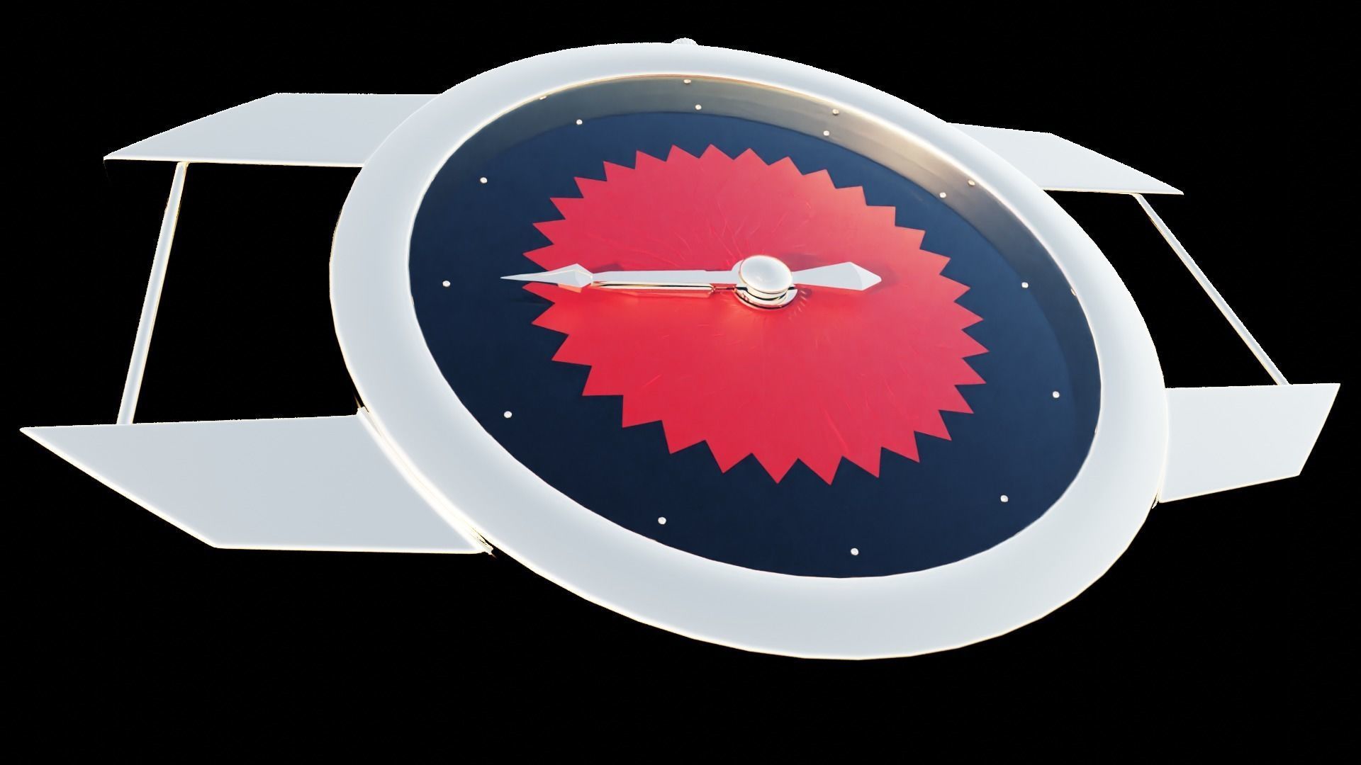 Uhr Watch Animation Lowpoly 3D model_12