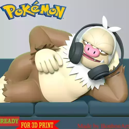 Slaking Pokemon - Headphone Holder