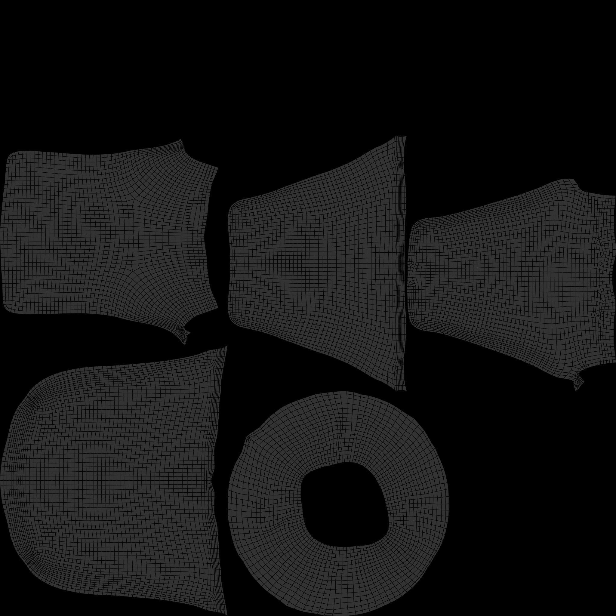 Green Goblin A Pose Not Rigged Low-poly 3D model_14